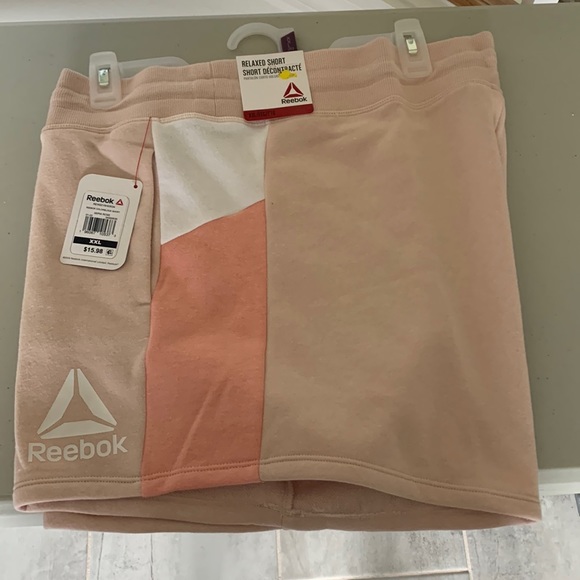Reebok Pants - - NWT Reebok rose shorts size XXL